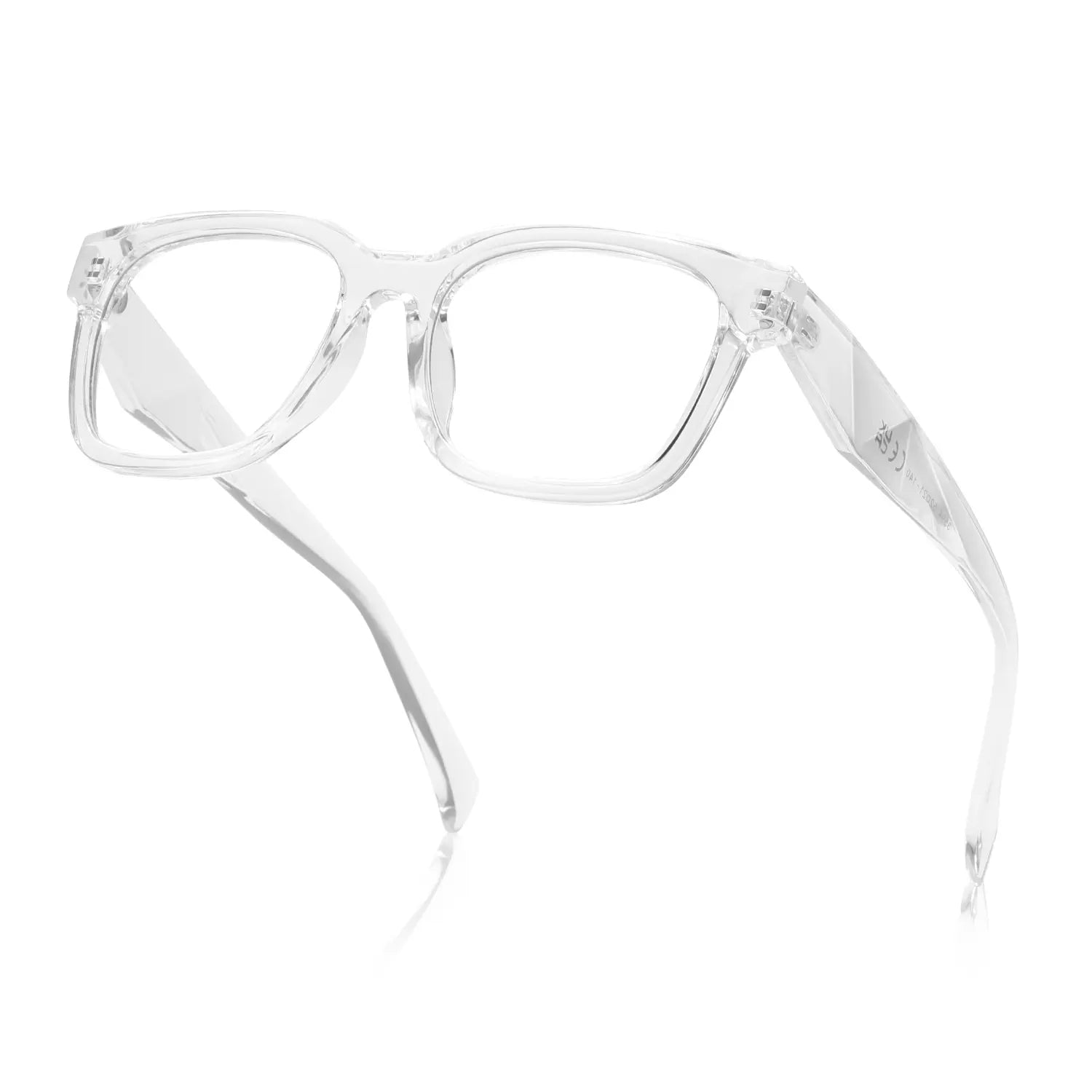 Kimorn Women's Blue Light Blocking UV400 Protection Glasses - Premium Eyewear with Angular Frame, Sleek Anti-Light Design, Lightweight Non-Prescription Fashion Accessories for Work and Daily Screen Use