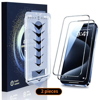 One Fish Tempered Glass Privacy Screen Protector for Samsung and iPhone - Crystal Clear, Shockproof Phone Protection Accessory