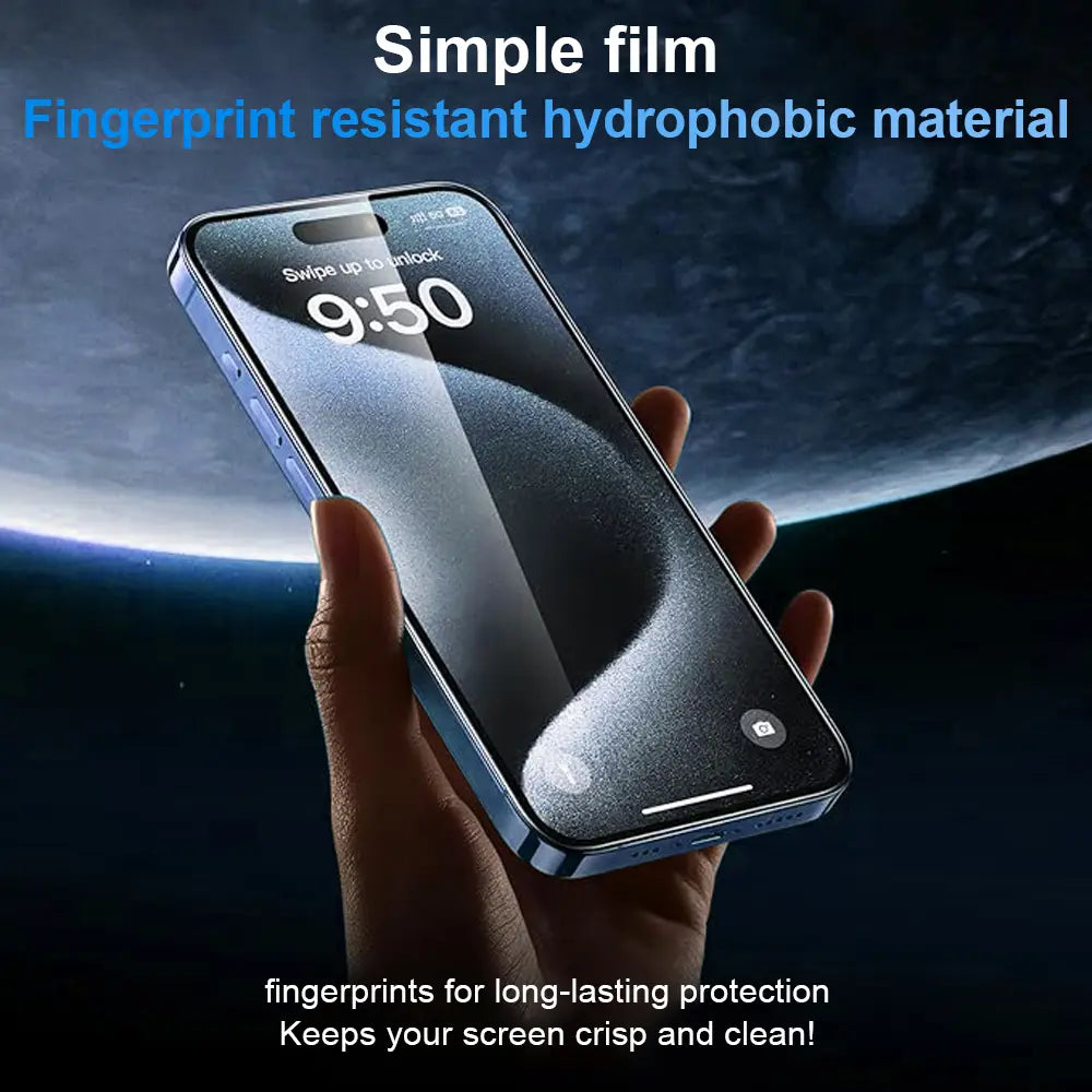 One Fish Tempered Glass Privacy Screen Protector for Samsung and iPhone - Crystal Clear, Shockproof Phone Protection Accessory