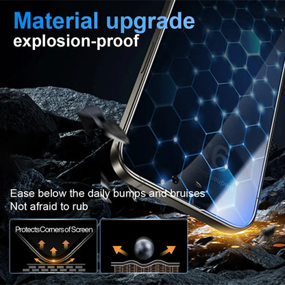 One Fish Tempered Glass Privacy Screen Protector for Samsung and iPhone - Crystal Clear, Shockproof Phone Protection Accessory