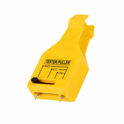 【Fathersdaygift】 24V DC Car Fuse Tester Puller – Easy Tool to Test, Find & Remove Blown ATO/ATC/ATM Blade and Glass Tube Fuses in Your Car Fuse Box