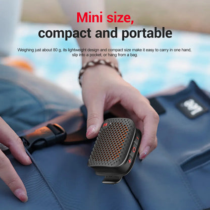 MONSTER M3 Portable Bluetooth Speaker, TWS Stereo Sound, IPX7 Waterproof, Magnetic Clip-On Wearable Speaker, Ultra-Portable 80G Wireless Speaker for Outdoor, Travel, Camping & Work - Summerwins - Dealsforyoudays