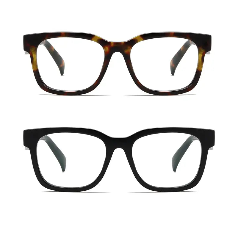 Kimorn Women's Blue Light Blocking UV400 Protection Glasses - Premium Eyewear with Angular Frame, Sleek Anti-Light Design, Lightweight Non-Prescription Fashion Accessories for Work and Daily Screen Use