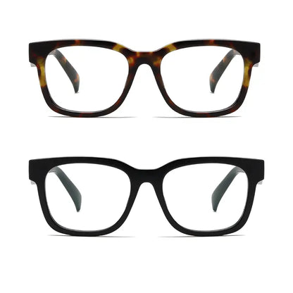 Kimorn Women's Blue Light Blocking UV400 Protection Glasses - Premium Eyewear with Angular Frame, Sleek Anti-Light Design, Lightweight Non-Prescription Fashion Accessories for Work and Daily Screen Use