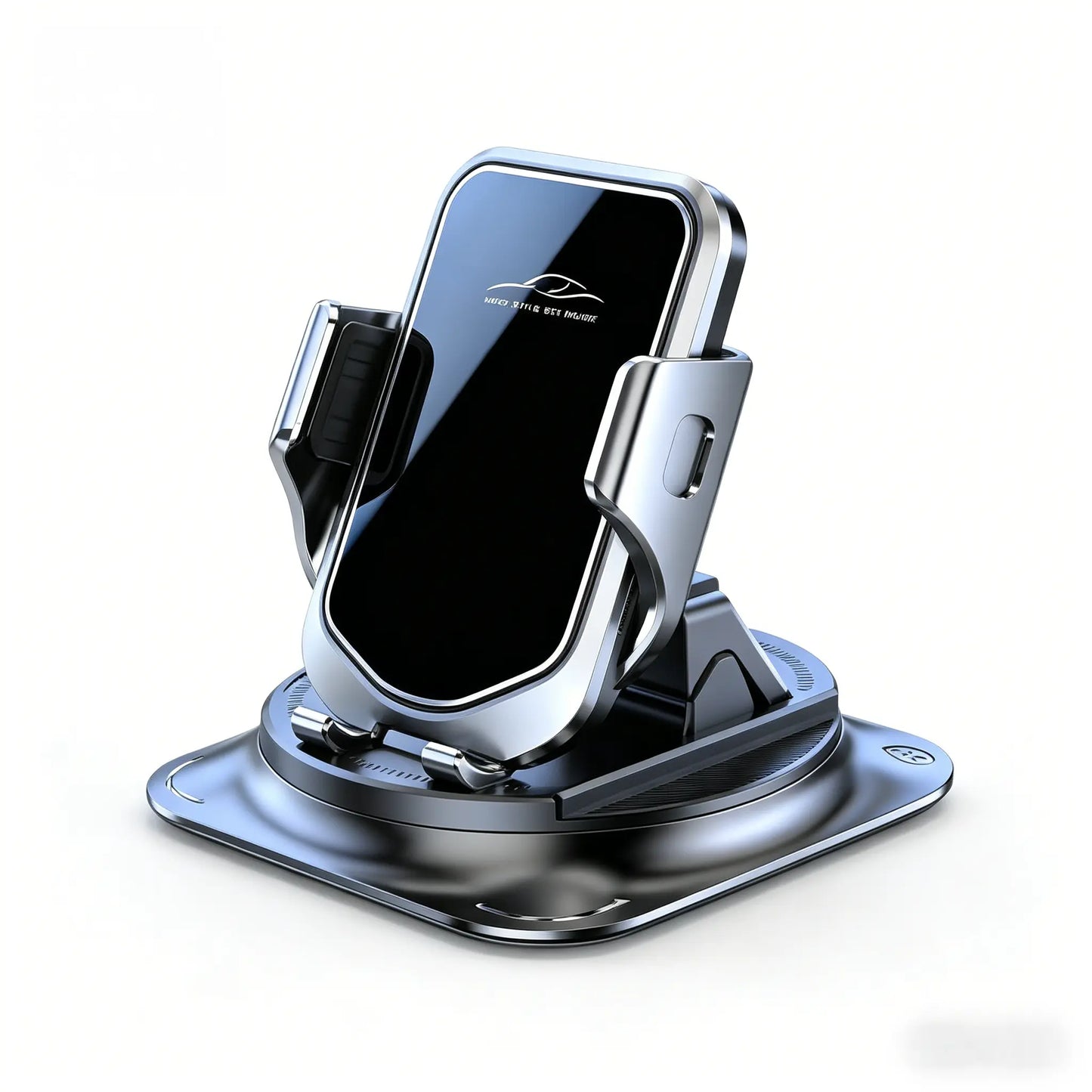 Universal 360-Degree Rotating Car Phone Mount - Dashboard Holder for All Smartphones
