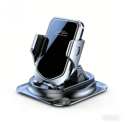 Universal 360-Degree Rotating Car Phone Mount - Dashboard Holder for All Smartphones