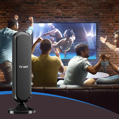 HIDB Indoor Digital TV Antenna for Smart TVs - 4K HD Signal Amplified with 360° Reception, Easy Installation, No Monthly Fees, Ideal for Local Channels - Summer Promotions Available