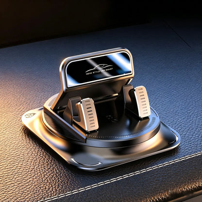 Universal 360-Degree Rotating Car Phone Mount - Dashboard Holder for All Smartphones