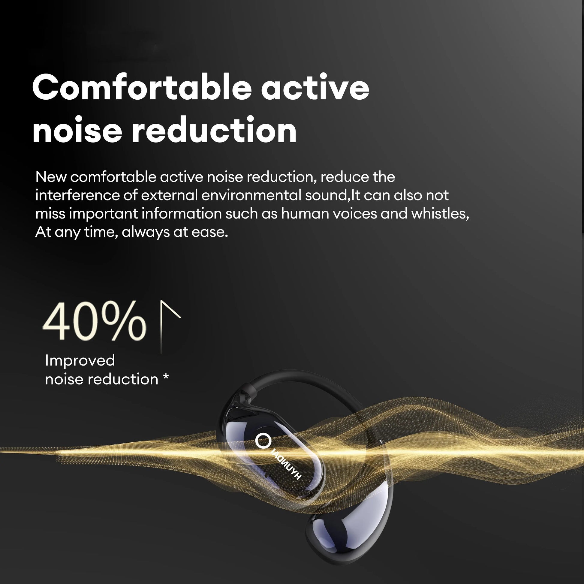 HYUNDAI HY-Q18 Pro Bluetooth Wireless Earbuds with Full-Color Touch Display, Support Translation via Mobile App, Smart Headphones for Music & Calls, Compatible with Android & Ios