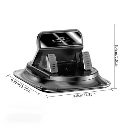 【Fathersdaygift】Car Phone Holder 360 Degree Rotation, Suitablefor Car Navigation In-Car Dashboard, Horizontaland Vertica Screen Adjustment Angle,Suctioncup Fixed Non-Slip Mobile Phone Holdersuitable for Iphone and Android