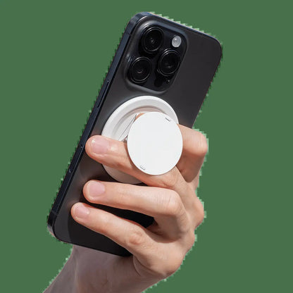 Snap Grip 5 - Versatile Magnetic Phone Grip Stand and Mount for iPhone and Android with 360° Rotation and Adhesive-Free Design