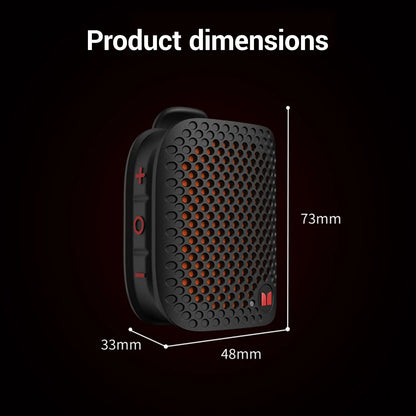 MONSTER M3 Portable Bluetooth Speaker, TWS Stereo Sound, IPX7 Waterproof, Magnetic Clip-On Wearable Speaker, Ultra-Portable 80G Wireless Speaker for Outdoor, Travel, Camping & Work - Summerwins - Dealsforyoudays