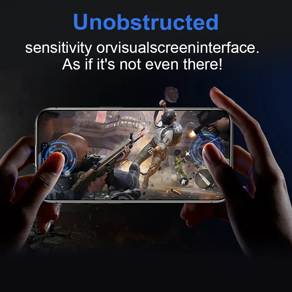 One Fish Tempered Glass Privacy Screen Protector for Samsung and iPhone - Crystal Clear, Shockproof Phone Protection Accessory