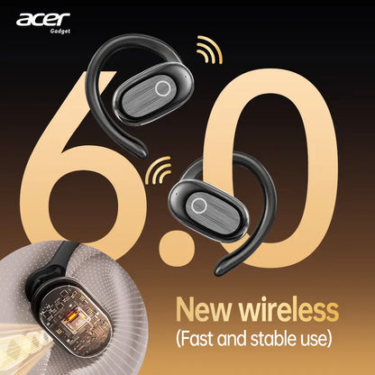 Acer OHR553 Open-Ear Wireless Earbuds, Panoramic Hifi Stereo, Comfortable Non-In-Ear Design for Sports